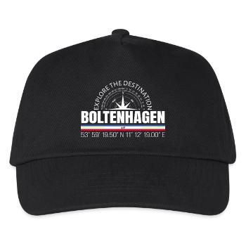 Boltenhagen - Kids’ Baseball Cap - black - Front