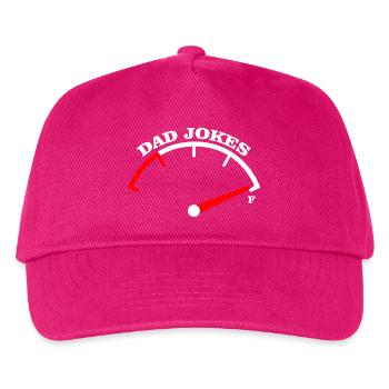 Conception du Tee Meter Dad Jokes - Casquette de baseball Enfant - fuchsia - Devant