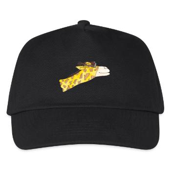 Girafe au vent - Casquette de baseball Enfant - noir - Devant