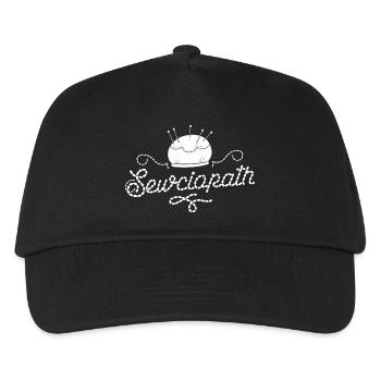 Sewciopath Thread Art Logo Tee - Kids’ Baseball Cap - black - Front