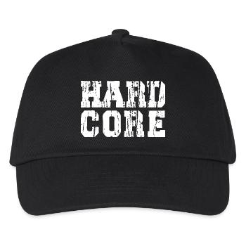 Bold Distressed HardCore music - Kids’ Baseball Cap - black - Front