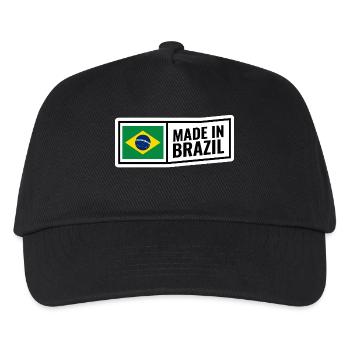 Brazil - Kids’ Baseball Cap - black - Front