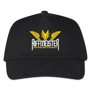 Riffmeister-Gitarren - Kinder Basecap - Schwarz - Vorne