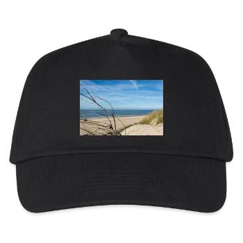 Idylle de la mer du Nord danoise : plage de Søndervig - Casquette de baseball Enfant - noir - Devant
