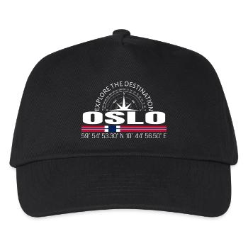 Oslo - Kids’ Baseball Cap - black - Front