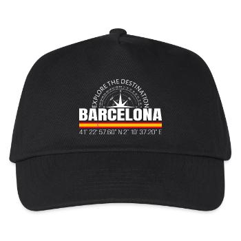 Barcelona - Kids’ Baseball Cap - black - Front