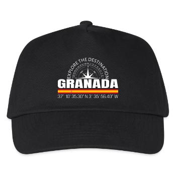 Granada - Kids’ Baseball Cap - black - Front