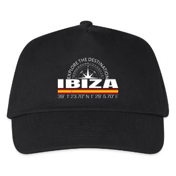 Ibiza - Kids’ Baseball Cap - black - Front
