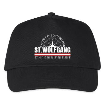 St. Wolfgang - Kinder Basecap - Schwarz - Vorne