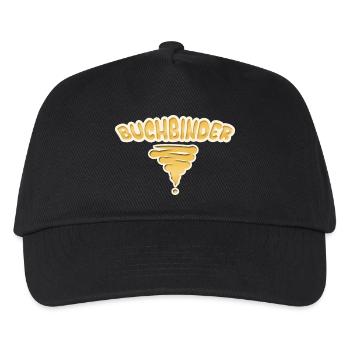 Style Buchbinder - Kinder Basecap - Schwarz - Vorne
