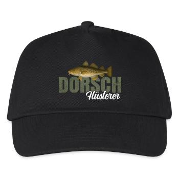 Dorsch Flüsterer - Kinder Basecap - Schwarz - Vorne