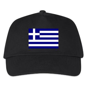 Athens Greece Flag Flag - Kids’ Baseball Cap - black - Front