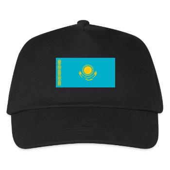 National Flag Of Kazakhstan - Kids’ Baseball Cap - black - Front