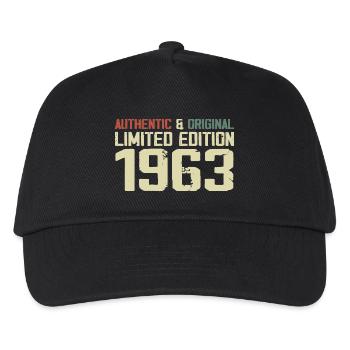 1963 Birthday Gift 1963 Vintage 1963 Retro - Kids’ Baseball Cap - black - Front