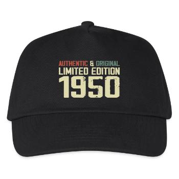 1950 Birthday Gift 1950 Vintage 1950's Retro - Kids’ Baseball Cap - black - Front