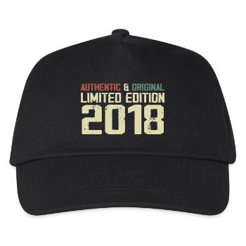 2018 Cadeau Anniversaire 2018 Vintage 2018 Rétro - Casquette de baseball Enfant - noir - Devant