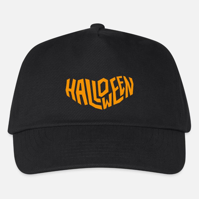 Halloween - Kinder Basecap - Schwarz