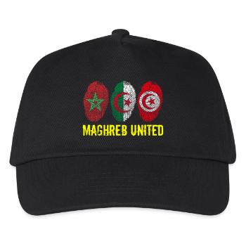 MAGHREB UNITED المغرب - Kinder Basecap - Schwarz - Vorne