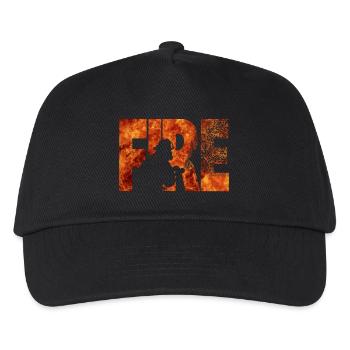 Firefighter - Kids’ Baseball Cap - black - Front