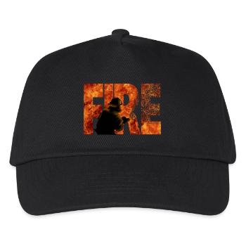 Firefighter - Kids’ Baseball Cap - black - Front