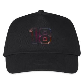 18 birthday - Kids’ Baseball Cap - black - Front