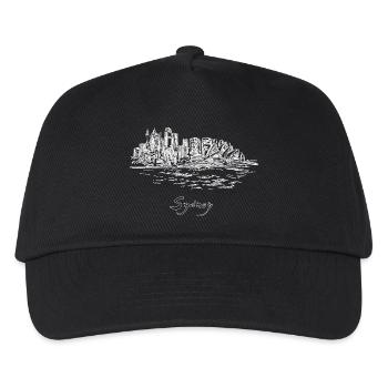 Sydney City - Australien - Kinder Basecap - Schwarz - Vorne