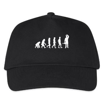 Evolution of wood / WOOD / - Kids’ Baseball Cap - black - Front