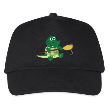 Voile de bateau pagaie bateau à rames segelboot19 - Casquette de baseball Enfant - noir - Devant