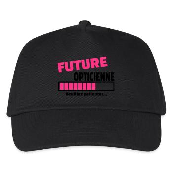 future opticienne - Casquette de baseball Enfant - noir - Devant