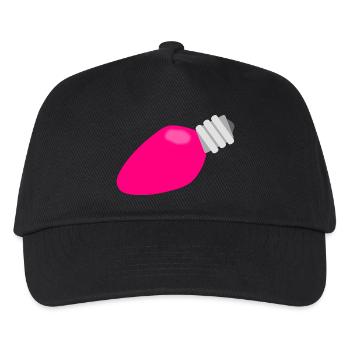 weihnachten winter rentier weihnachtsmann ugly chr - Kinder Basecap - Schwarz - Vorne