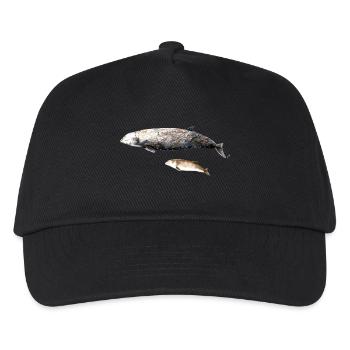 baleine à bec de Cuvier - baleine à bec baleine à bec de Cuvier - Casquette de baseball Enfant - noir - Devant