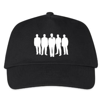 Männer Gruppe - Kinder Basecap - Schwarz - Vorne