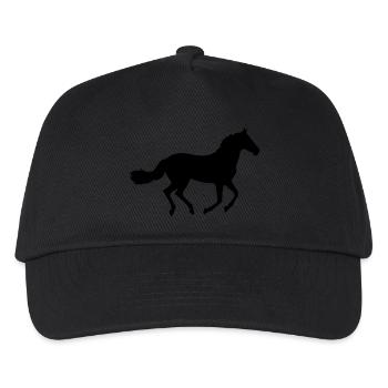 Cheval - Casquette de baseball Enfant - noir - Devant