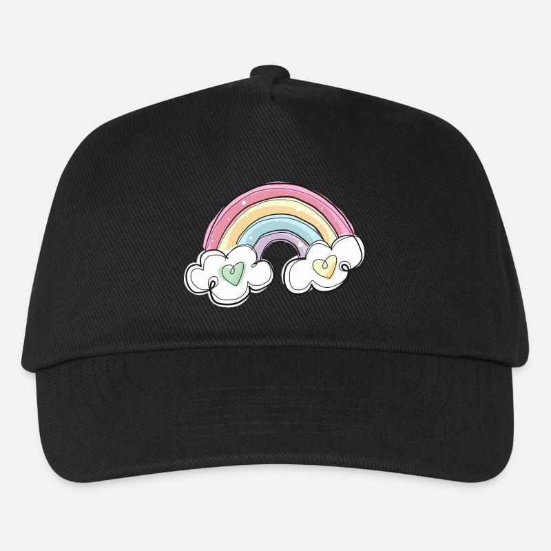 RAINBOW - Casquette de baseball Enfant - noir