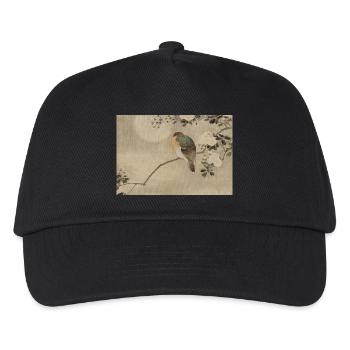 Asiatischer Vogel - Kinder Basecap - Schwarz - Vorne