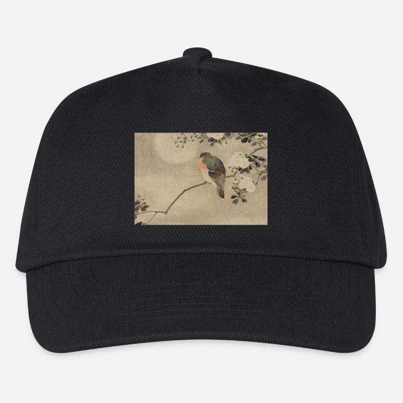Asiatischer Vogel - Kinder Basecap - Schwarz