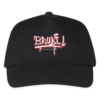 Brudi - Kinder Basecap - Schwarz - Vorne
