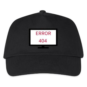 Computer Fehler 404 - Kinder Basecap - Schwarz - Vorne