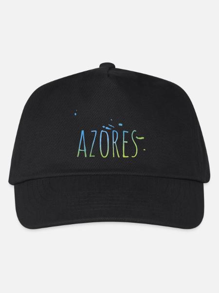 Azores - Kinder Basecap - Schwarz