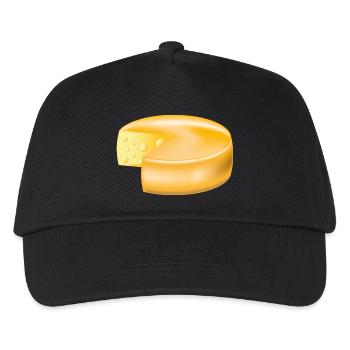 Käse - Kinder Basecap - Schwarz - Vorne