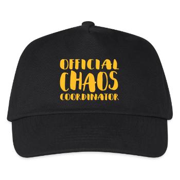 Offizieller Chaos Koordinator / Koordinator - Kinder Basecap - Schwarz - Vorne