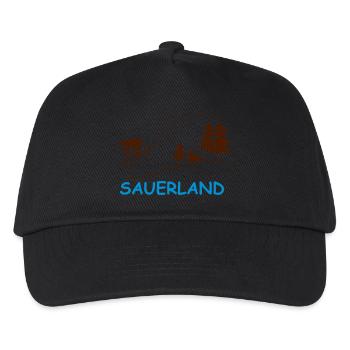 sauerland - Kinder Basecap - Schwarz - Vorne
