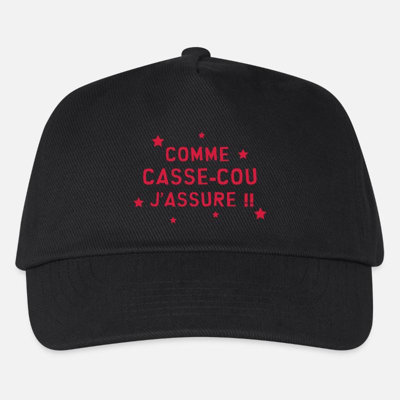 Casse-cou / Casse cou / Sport / Freestyle / Risque - Casquette de baseball Enfant - noir