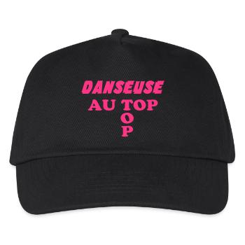 Danseuse au top - Kinder Basecap - Schwarz - Vorne