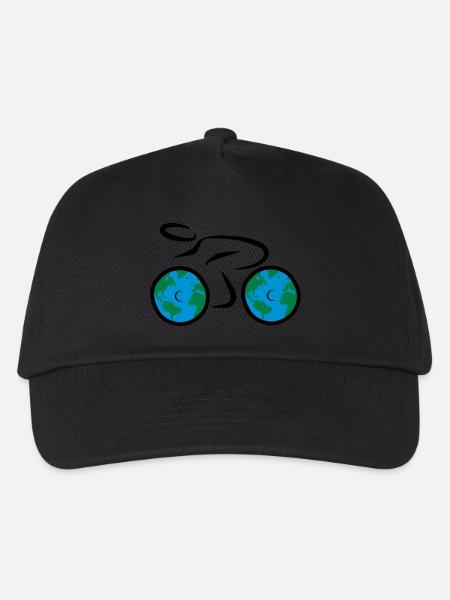 Fahrrad - Kinder Basecap - Schwarz