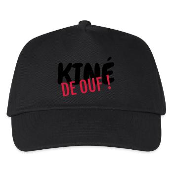 Kinésithérapie / Kiné / Masseur / Docteur - Casquette de baseball Enfant - noir - Devant
