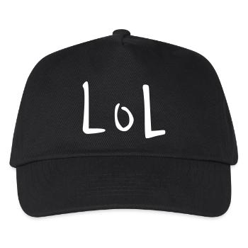 LOL - Kinder Basecap - Schwarz - Vorne