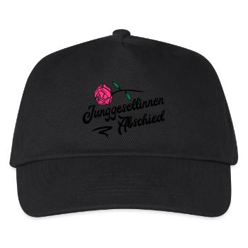 junggesellinnen abschied rose - Kinder Basecap - Schwarz - Vorne