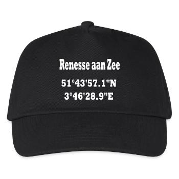 Coordonnées Renesse - Casquette de baseball Enfant - noir - Devant