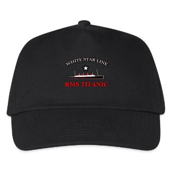 RMS TITANIC WHITE STAR LINE - Kinder Basecap - Schwarz - Vorne